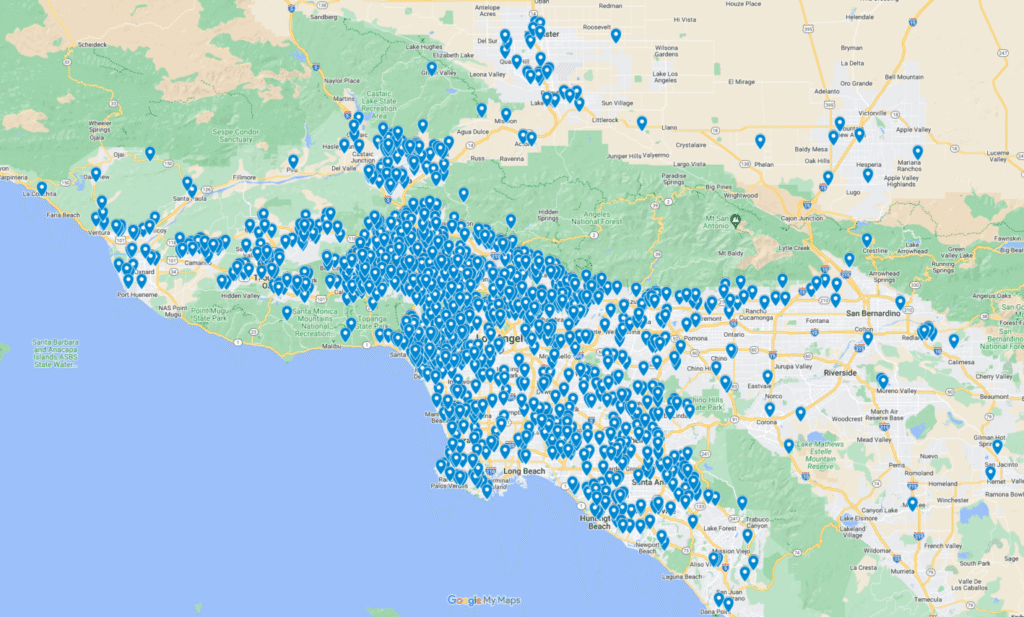 AWS Solar Installation Map
