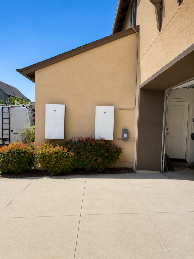 Tesla batteries aws solar
