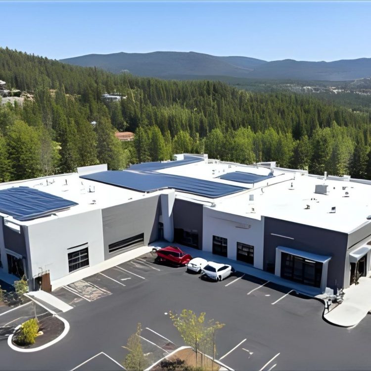 Solar building Solution image AWS Solar